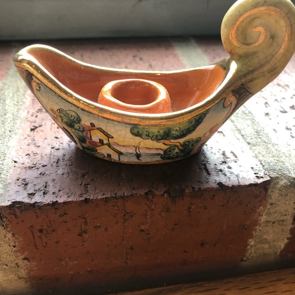Limited Edition Veneto Flair Pottery Candle Holder - Picture 1 of 4